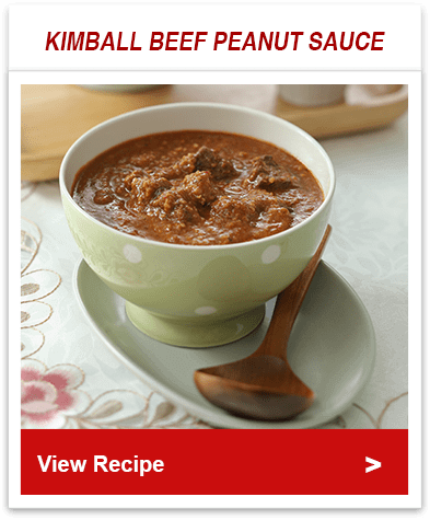 Kimball Beef Peanut Sauce