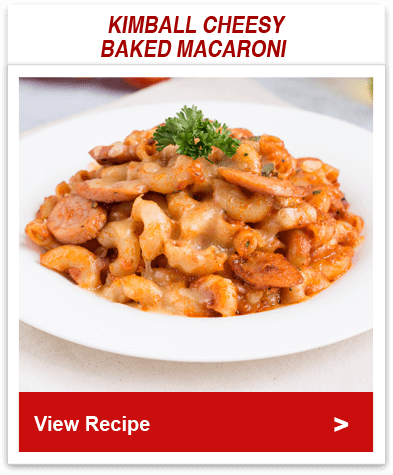 Kimball Cheesy Baked Macaroni