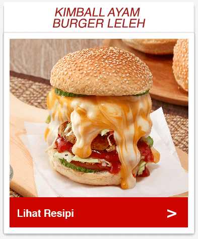 Burger Ayam Leleh