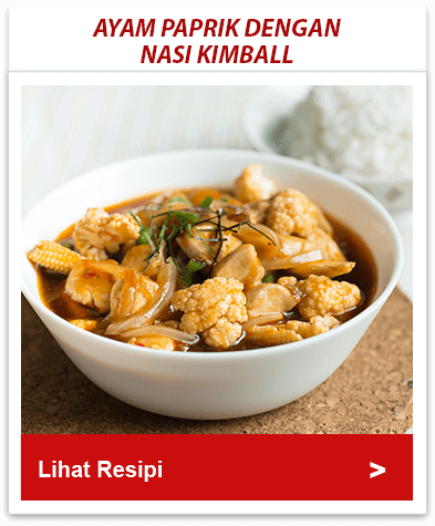 Ayam Paprik dengan Nasi Kimball