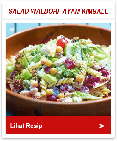 Resipi Salad Waldrof Ayam Kimball