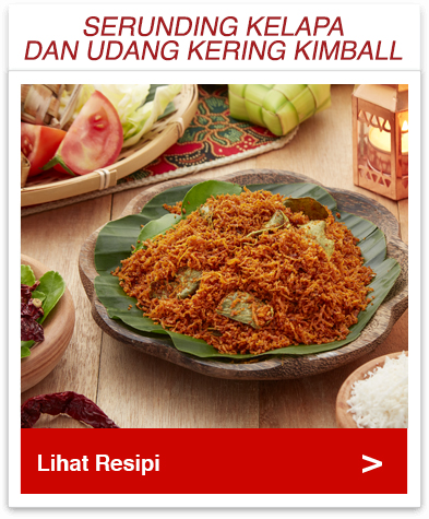 Serunding Kelapa dan Udang Kering