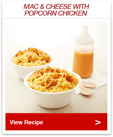 Mac & Cheese With Popcorn Chicken