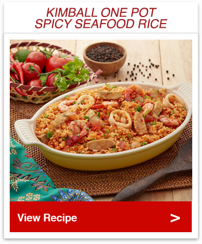 One Pot Spicy Seafood Rice