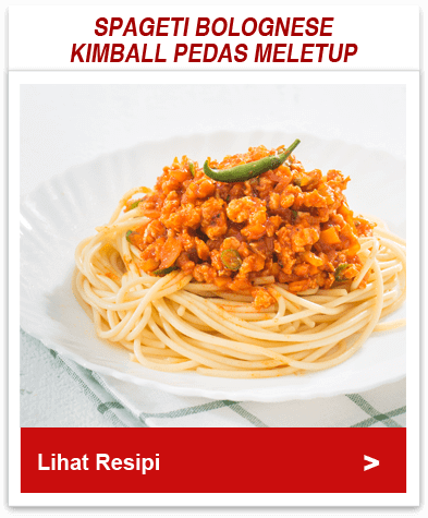 Spageti Bolognese Kimball Pedas Meletup