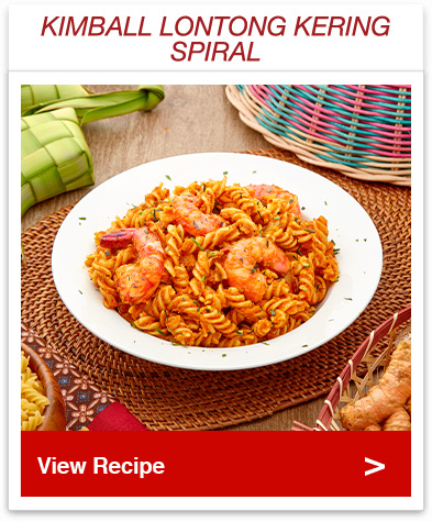 Stir Fried Spiral with Dry Lontong