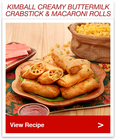 Creamy Buttermilk Crabstick and Macaroni Rolls