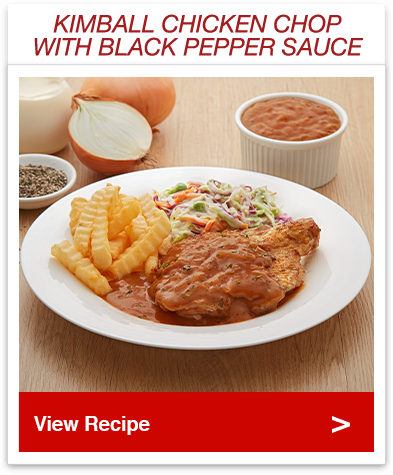 Chicken Chop Black with Pepper Sauce