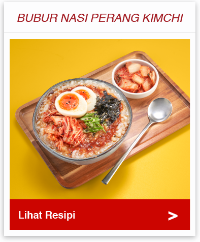 Bubur Nasi Perang Kimchi