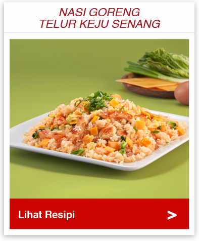 Nasi Goreng Telur Keju Senang 