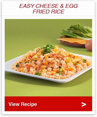 Easy Cheese & Egg Fried Rice