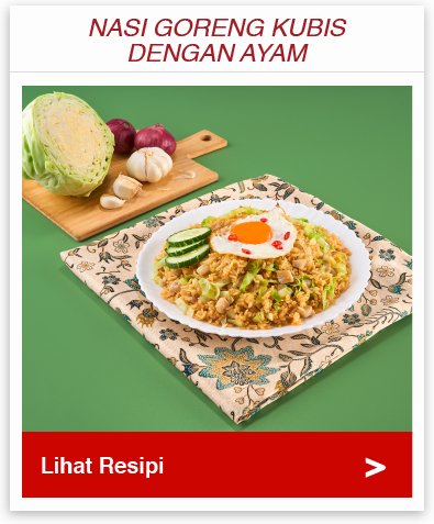 Nasi Goreng Kubis dengan Ayam 