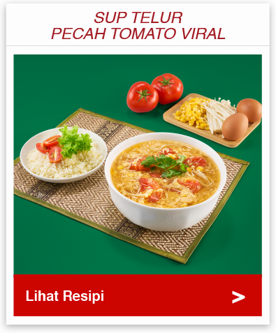 Sup Telur Pecah Tomato Viral
