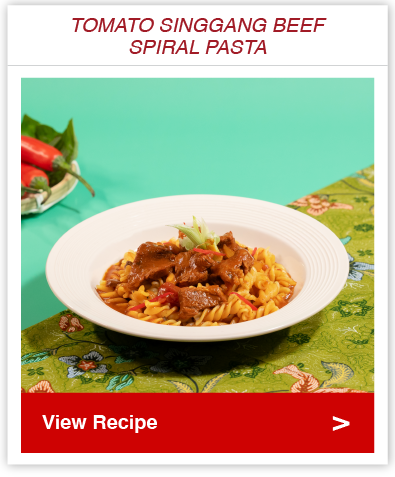 Tomato Singgang Beef Spiral Pasta