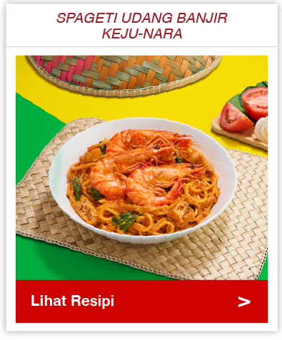 Spageti Udang Banjir Keju-Nara